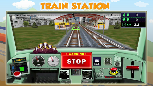 Train Station - Train Simula