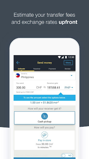 Western Union Send Money LI Screen 3