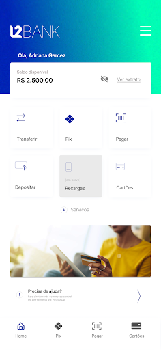 Android application L2 BANK screenshort
