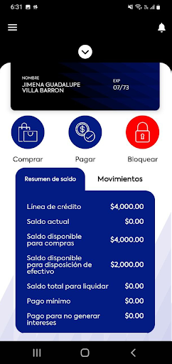 Android application dpcard Wallet screenshort