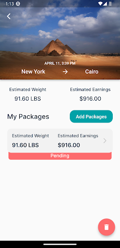 TravelX - Get Paid To Travel Screen 2
