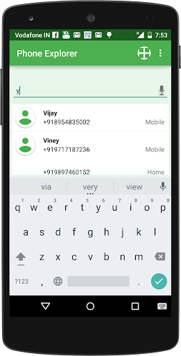 Phone Explorer Screen 3