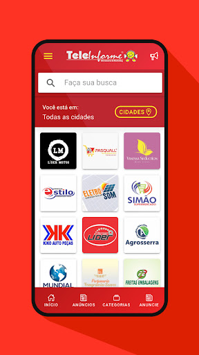 Android application Teleinforme screenshort