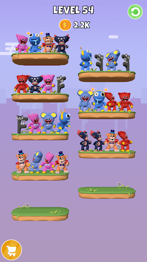 Monsters Sorting Screen 3
