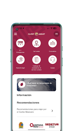 Android application Guest Assist screenshort