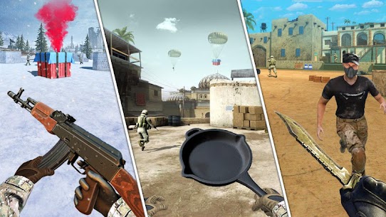 FPS Shooting Games Gun Games Mod Apk v1.0.23(Unlimited Money) For Android 3