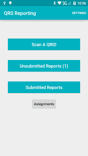 QRS Reporting Screen 2