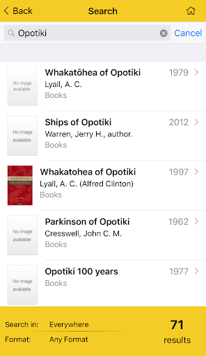 Ōpōtiki District Library Screen 3