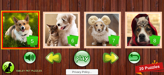 Smiley Pet Puzzles