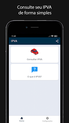 Android application IPVA Consulta Rápida - Guia screenshort