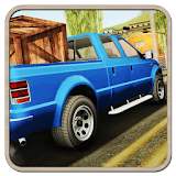 Uphill Cargo Transport Offroad 4x4 Pickup Truck 3D icon