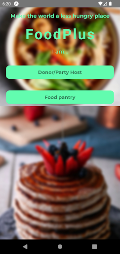 Android application FoodPlus + screenshort
