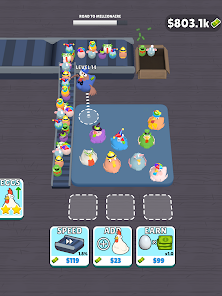 Captura de Pantalla 12 Chicken Merge Farm android