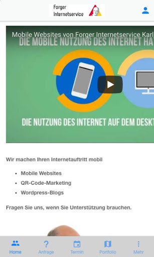 Forger Internetservice Screen 3