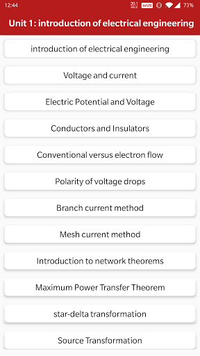 Explore Electrical Engineering Screen 2