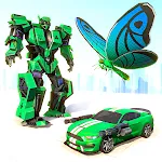 Butterfly Robot Car Game: Robot Transforming Games Apk