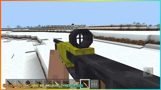 weapons mod for minecraft pe