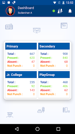 Android application MES school kumbharkam pada screenshort