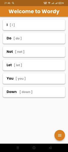 Wordy Screen 2