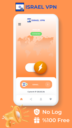 Android application Israel VPN - Private Proxy screenshort
