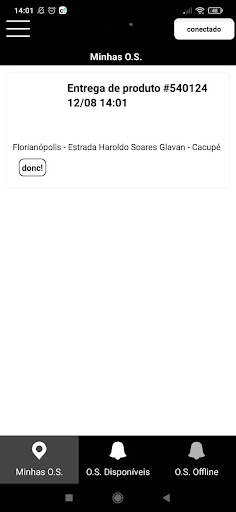 Android application Feirão Magazine - Serviços screenshort