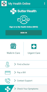 Sutter Health My Health Online 1