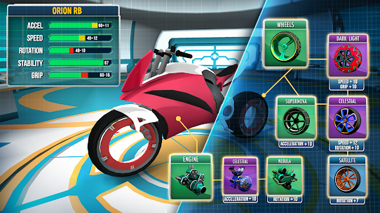 Gravity Rider  motosiklet bmx ücretsiz Apk indir 2022 3