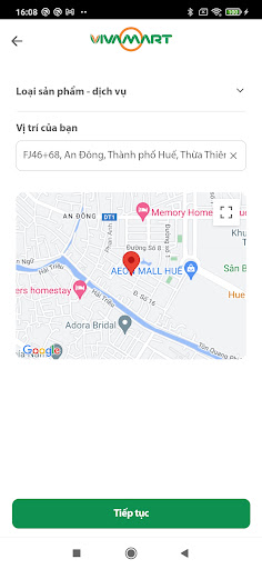 Android application Viva Mart screenshort