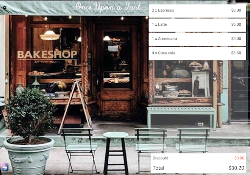 Android application Siere Customer Display screenshort