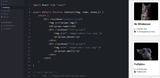 React Course AI Screen 3
