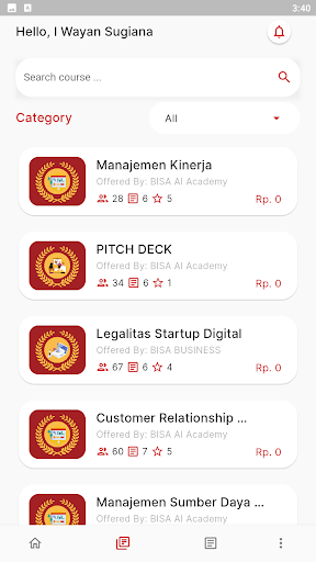 Bakerspice Academy Screen 2