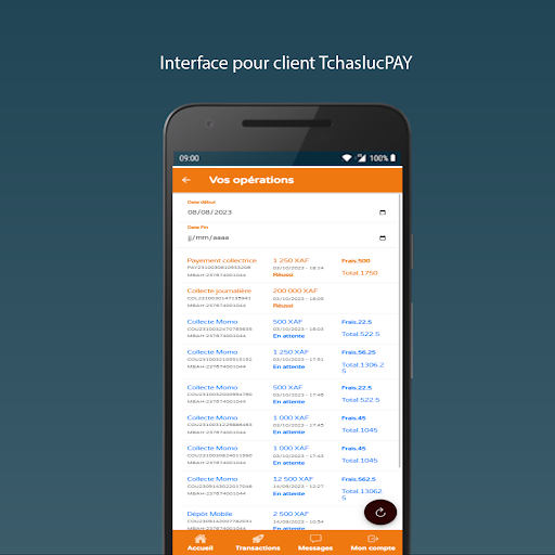 TCHASLUCPAY Screen 3