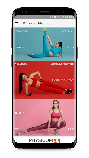 Android application Physicum Marburg screenshort