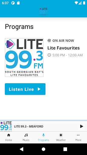 Lite 99.3 FM Screen 2