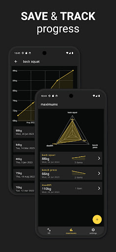 WeightsApp Screen 3