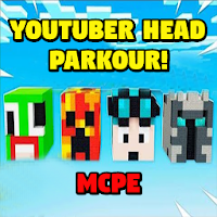YouTuber Head Parkour for Minecraft PE