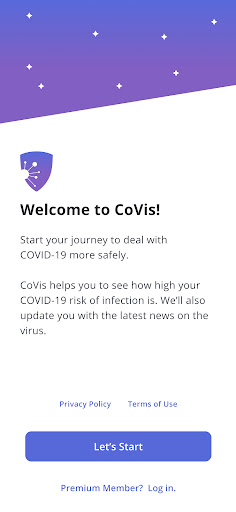Android application CoVis screenshort