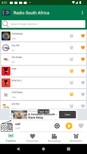 Radio South Africa : Stream FM Screen 2