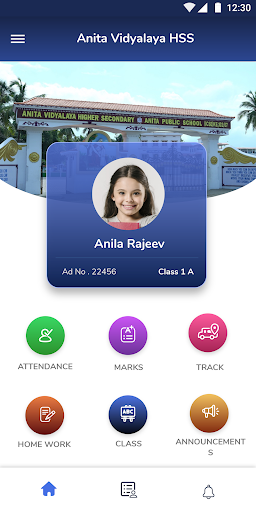 Android application Anita Vidyalaya HSS, Thannipuz screenshort