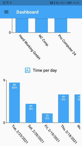 Nextcloud Timemanager Screen 3