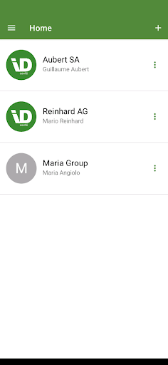 Android application VaudID-santé screenshort