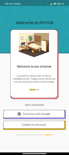 Android application PGHub screenshort