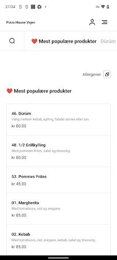 Pizza House Vejen Screen 3