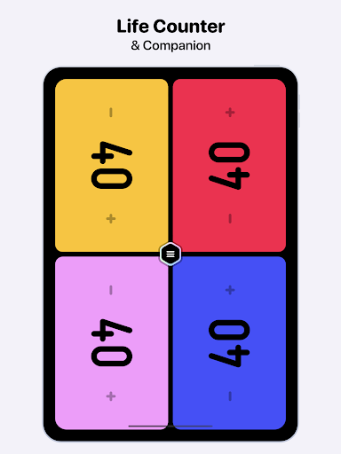 MTG Life Counter App: Lotus Screenshot