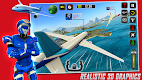 screenshot of Robot Pilot Airplane Games 3D