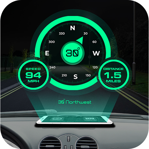 GPS Compass & HUD Speedometer logo
