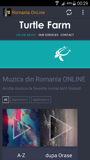 Android application Romania este OnLine screenshort