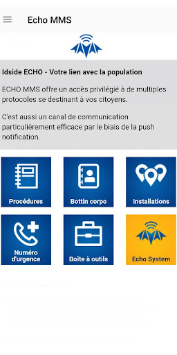 Android application idSide - Echo screenshort