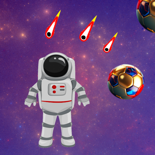 Soccer Player in Space