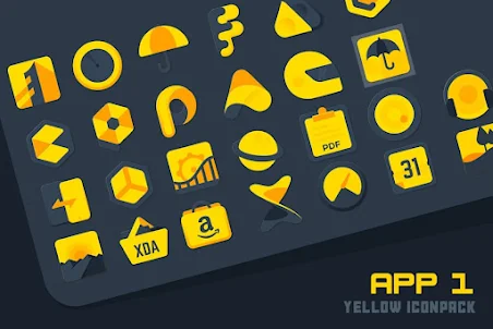 Atom Yellow IconPack